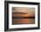 Sunset on the Ucayali River, Amazon Basin of Peru-Mallorie Ostrowitz-Framed Photographic Print