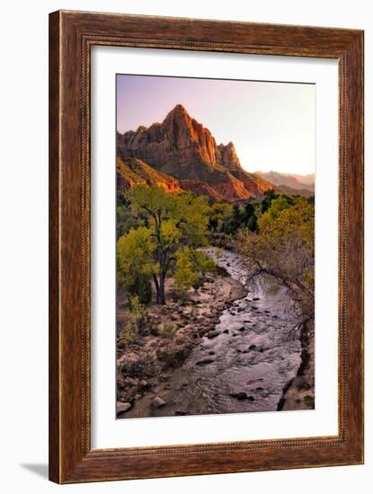 Sunset on the Watchman II-Danny Head-Framed Photographic Print