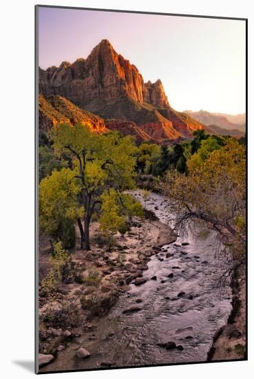 Sunset on the Watchman II-Danny Head-Mounted Photographic Print