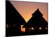 Sunset on Traditional Konso Huts, Omo River Region, Ethiopia-Janis Miglavs-Mounted Photographic Print