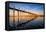 Sunset on U Bein Bridge, Amarapura, Myanmar Burma-martinho Smart-Framed Premier Image Canvas