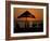 Sunset on Umbrellas, Kusadasi, Turkey-Joe Restuccia III-Framed Photographic Print