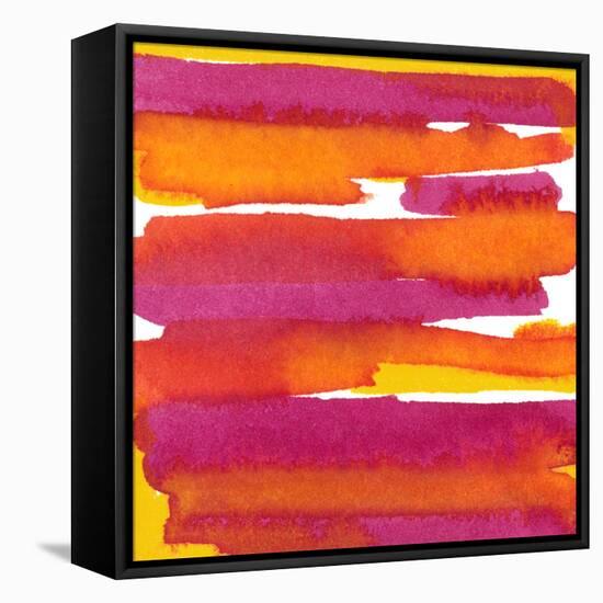 Sunset on Water I-Renee W. Stramel-Framed Stretched Canvas