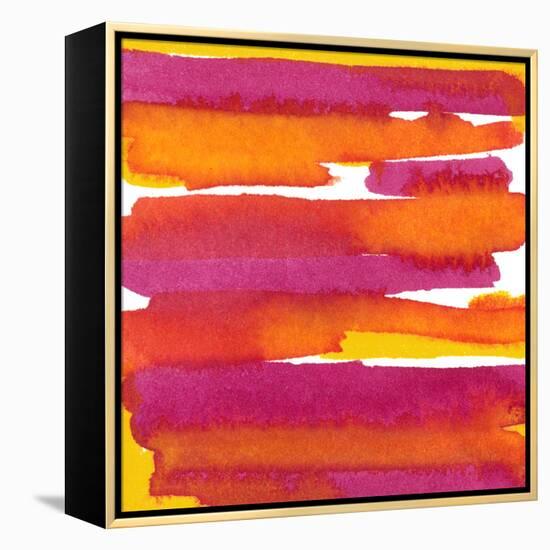 Sunset on Water I-Renee W. Stramel-Framed Stretched Canvas