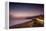 Sunset on Will Rogers Beach and the Pacific Coast Highway-Mark Chivers-Framed Premier Image Canvas