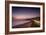 Sunset on Will Rogers Beach and the Pacific Coast Highway-Mark Chivers-Framed Photographic Print