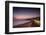 Sunset on Will Rogers Beach and the Pacific Coast Highway-Mark Chivers-Framed Photographic Print