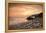 Sunset on Will Rogers Beach, Pacific Palisades, California, United States of America, North America-Mark Chivers-Framed Premier Image Canvas