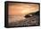 Sunset on Will Rogers Beach, Pacific Palisades, California, United States of America, North America-Mark Chivers-Framed Premier Image Canvas