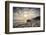 Sunset on Will Rogers Beach, Pacific Palisades, California, United States of America, North America-Mark Chivers-Framed Photographic Print