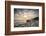 Sunset on Will Rogers Beach, Pacific Palisades, California, United States of America, North America-Mark Chivers-Framed Photographic Print