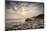 Sunset on Will Rogers Beach, Pacific Palisades, California, United States of America, North America-Mark Chivers-Mounted Photographic Print