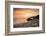 Sunset on Will Rogers Beach, Pacific Palisades, California, United States of America, North America-Mark Chivers-Framed Photographic Print