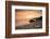 Sunset on Will Rogers Beach, Pacific Palisades, California, United States of America, North America-Mark Chivers-Framed Photographic Print