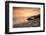 Sunset on Will Rogers Beach, Pacific Palisades, California, United States of America, North America-Mark Chivers-Framed Photographic Print