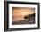 Sunset on Will Rogers Beach, Pacific Palisades, California, United States of America, North America-Mark Chivers-Framed Photographic Print