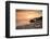 Sunset on Will Rogers Beach, Pacific Palisades, California, United States of America, North America-Mark Chivers-Framed Photographic Print