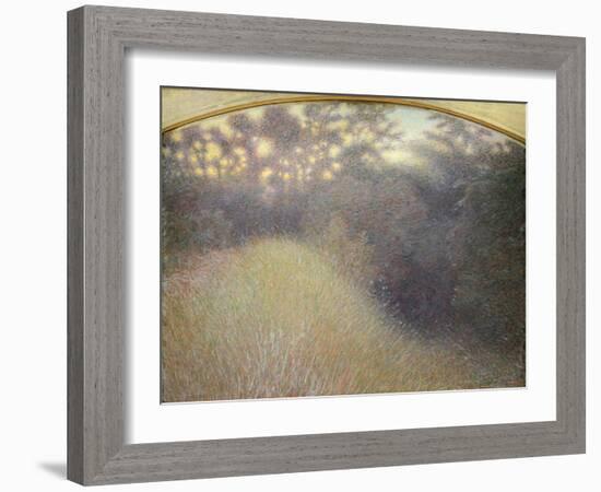 Sunset or Bramble Bush-Giuseppe Pellizza da Volpedo-Framed Giclee Print