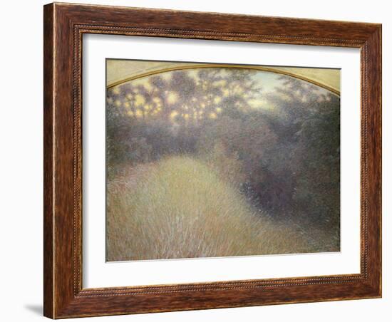 Sunset or Bramble Bush-Giuseppe Pellizza da Volpedo-Framed Giclee Print