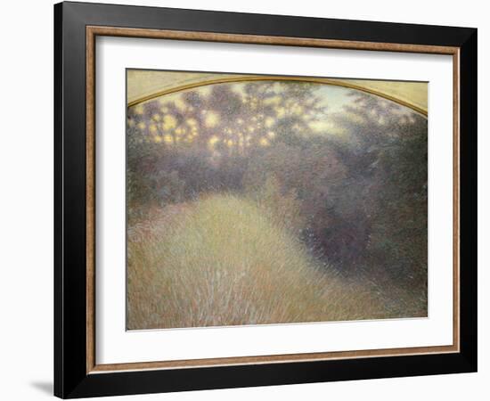 Sunset or Bramble Bush-Giuseppe Pellizza da Volpedo-Framed Giclee Print