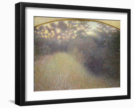 Sunset or Bramble Bush-Giuseppe Pellizza da Volpedo-Framed Giclee Print