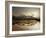 Sunset Over a Bridge in Da Nang with a Small Fisherman's Boat-Alex Saberi-Framed Photographic Print