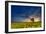 Sunset over a Field of Rapeseed, Near Risley in Derbyshire England UK-Tracey Whitefoot-Framed Photographic Print