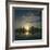 Sunset over an Oil Refinery Near Swansea, South Wales-null-Framed Photographic Print