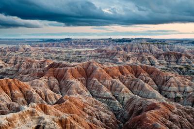 Sunset Over Badlands National Park Sd Photographic Print James White Art Com