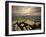 Sunset over Baslow, Curbar Edge, Peak District National Park, Derbyshire, England, United Kingdom, -Chris Hepburn-Framed Photographic Print