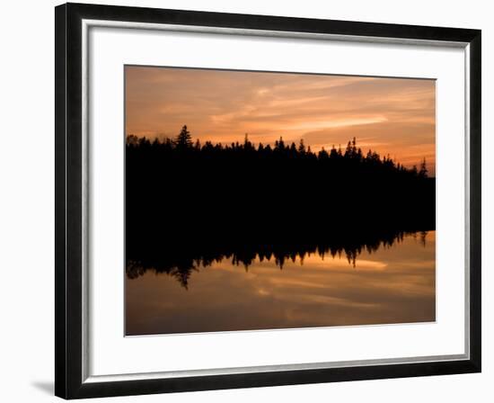 Sunset over Bass Harbor Marsh, Acadia National Park, Maine, USA-Jerry & Marcy Monkman-Framed Photographic Print