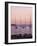 Sunset Over Boats, Tregastel, Cote De Granit Rose, Cotes d'Armor, Brittany, France-David Hughes-Framed Photographic Print