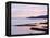 Sunset over Burrard Inlet and the Strait of Georgia, Vancouver, British Columbia, Canada-Christian Kober-Framed Premier Image Canvas