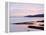 Sunset over Burrard Inlet and the Strait of Georgia, Vancouver, British Columbia, Canada-Christian Kober-Framed Premier Image Canvas