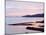 Sunset over Burrard Inlet and the Strait of Georgia, Vancouver, British Columbia, Canada-Christian Kober-Mounted Photographic Print