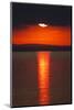 Sunset over Calm Sea. June 2010-Peter Cairns-Mounted Photographic Print