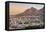 Sunset over Cape Town city, South Africa, Africa-G&M Therin-Weise-Framed Premier Image Canvas