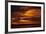 Sunset over Chobe River, Chobe Safari Lodge, Kasane, Botswana, Africa-David Wall-Framed Photographic Print