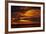 Sunset over Chobe River, Chobe Safari Lodge, Kasane, Botswana, Africa-David Wall-Framed Photographic Print