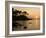 Sunset over Colomb Beach, Palolem, Goa, India, Asia-Stuart Black-Framed Photographic Print