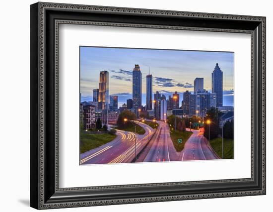 Sunset over downtown Atlanta, Georgia, USA-Panoramic Images-Framed Photographic Print