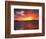 Sunset over Farmington Bay, Great Salt Lake, Utah, USA-Scott T^ Smith-Framed Photographic Print