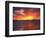 Sunset over Farmington Bay, Great Salt Lake, Utah, USA-Scott T^ Smith-Framed Photographic Print