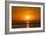 Sunset over Faxafloi Bay, Reykjavik, Iceland-null-Framed Photographic Print