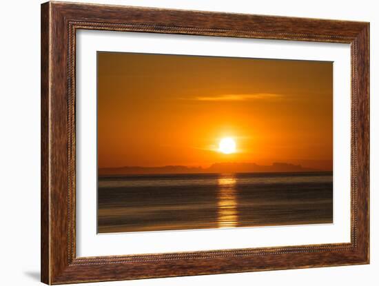 Sunset over Faxafloi Bay, Reykjavik, Iceland-null-Framed Photographic Print