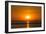 Sunset over Faxafloi Bay, Reykjavik, Iceland-null-Framed Photographic Print