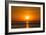 Sunset over Faxafloi Bay, Reykjavik, Iceland-null-Framed Photographic Print