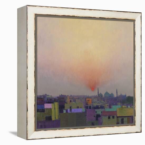 Sunset over Jama Masjid, Delhi II-Andrew Gifford-Framed Premier Image Canvas