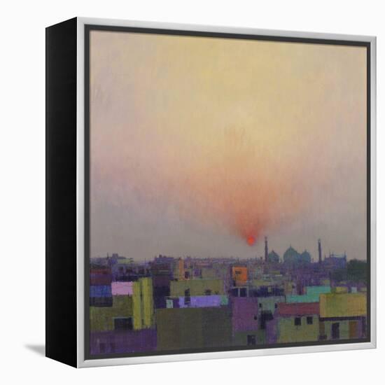 Sunset over Jama Masjid, Delhi II-Andrew Gifford-Framed Premier Image Canvas