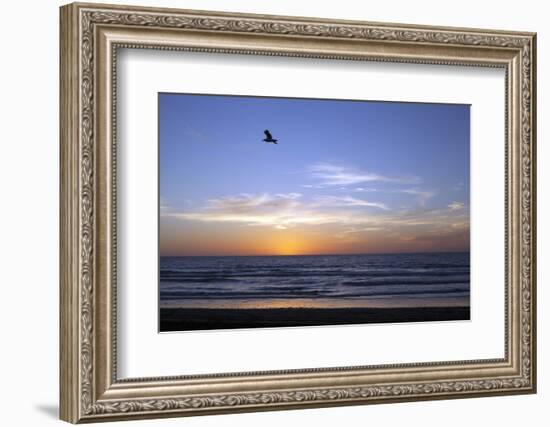 Sunset over La Jolla Coast, California, United States of America, North America-Thomas L-Framed Photographic Print